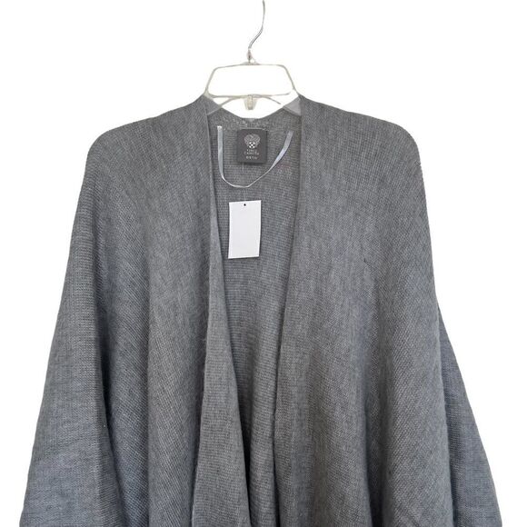 Vince Camuto Feels Like Home Ruana In Heather Grey - Picture 4 of 10